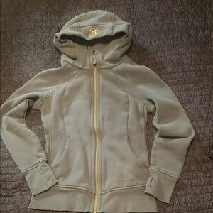 Lululemon Dark Forest LUNAR Zip-Up SCUBA